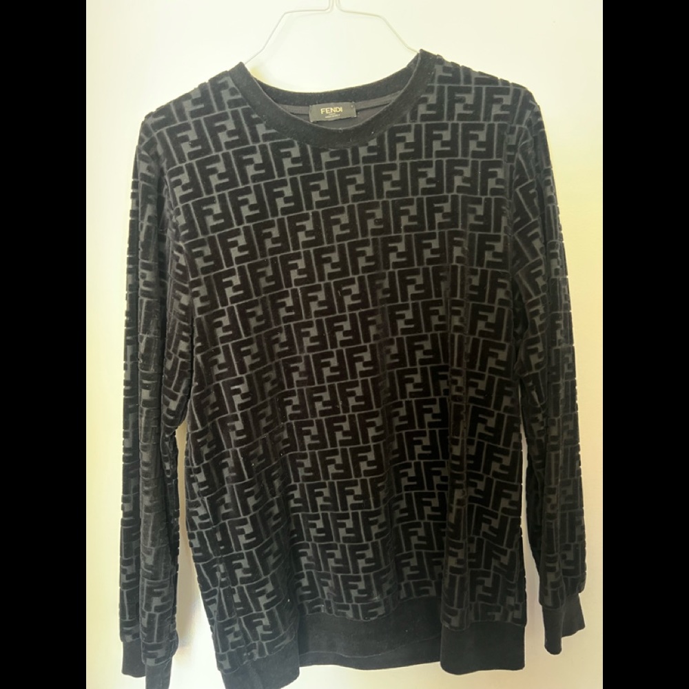 Fendi suede sweater